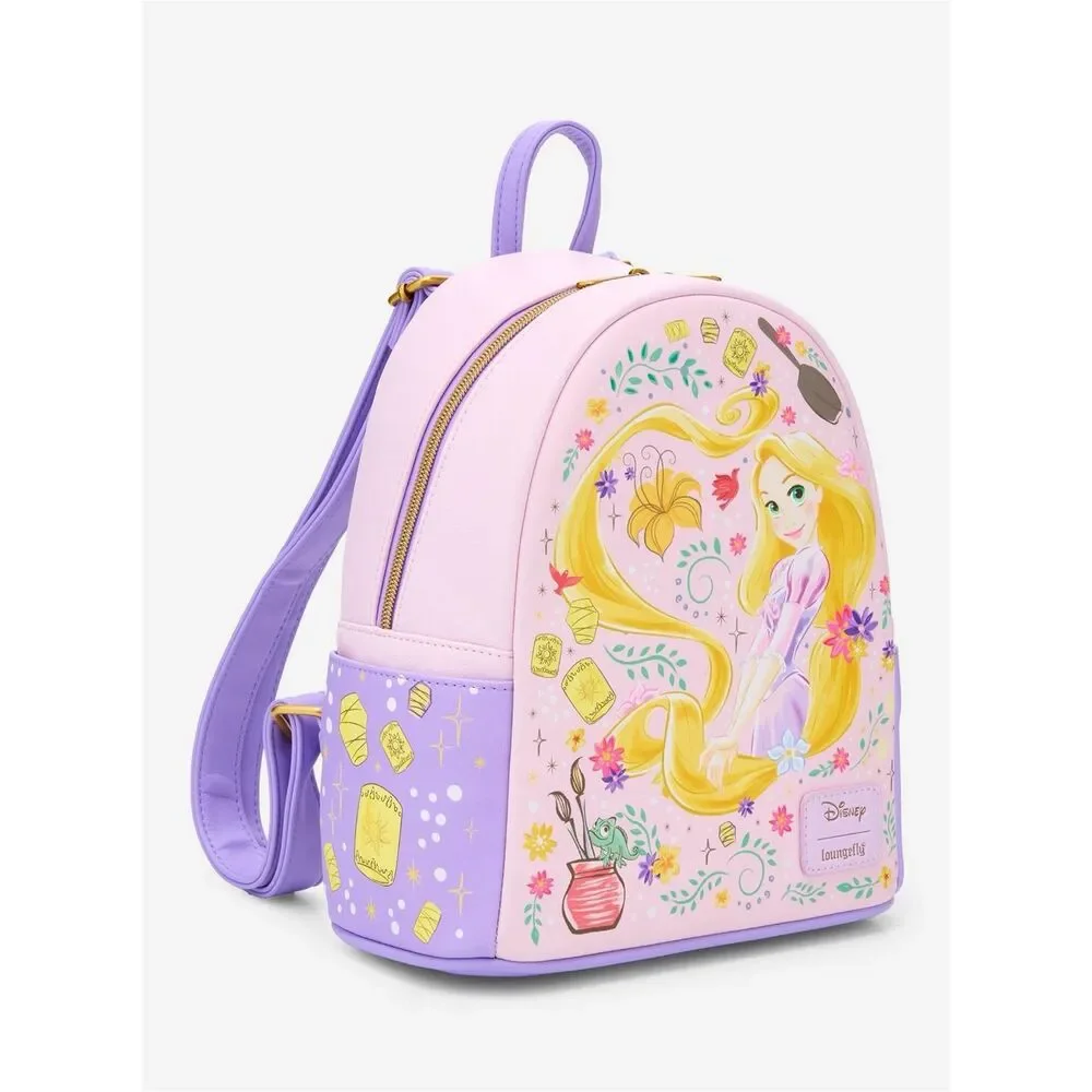 Loungefly Disney Tangled Rapunzel Art Doodles Mini Backpack